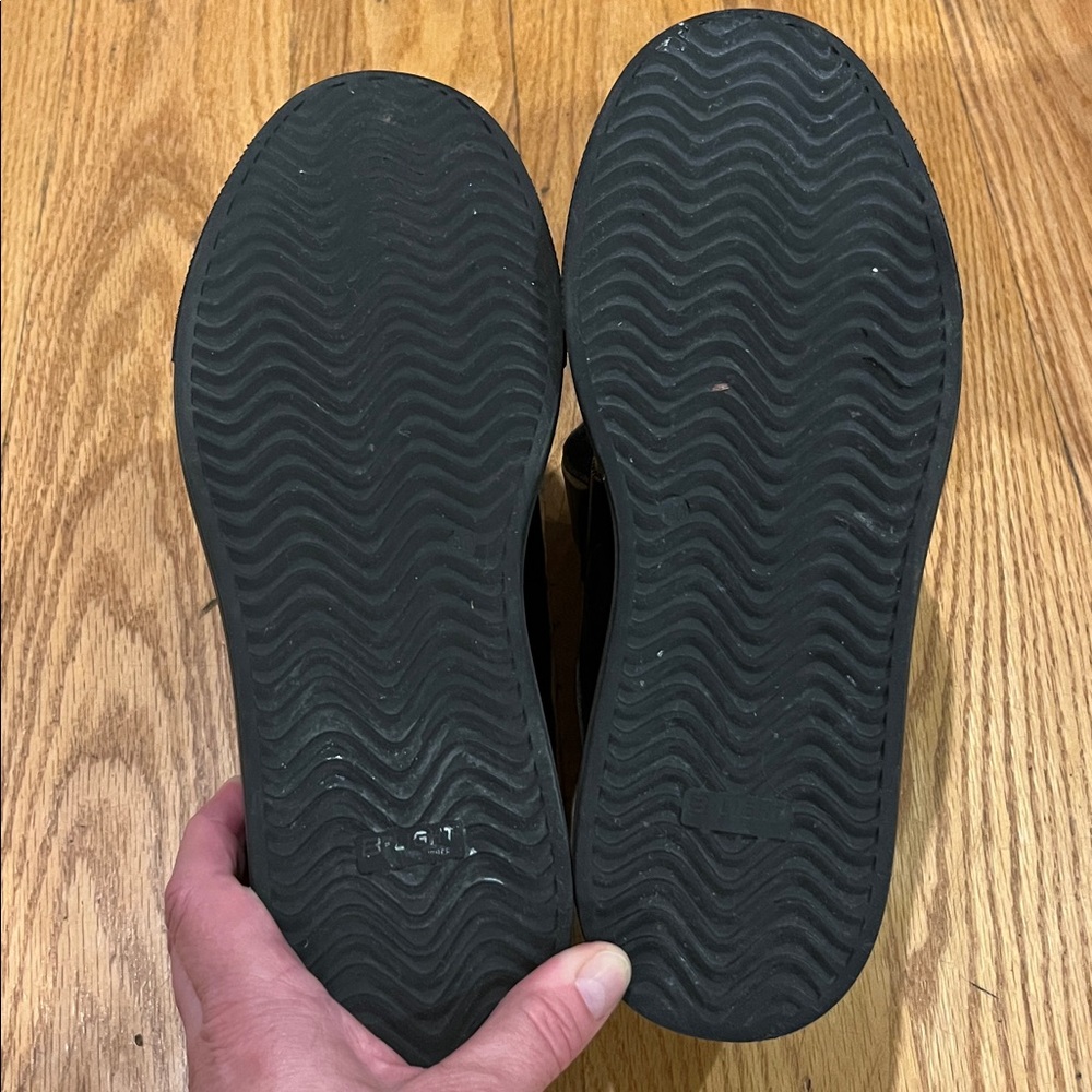 Marimekko Black Leather Rinnekedolla Sneakers - Picture 10 of 10